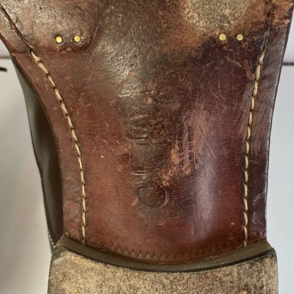 Cole Haan Mens Brown Leather Wingtip Oxford Brogue Lace-Up Shoes Size 11.5 - Picture 7 of 10